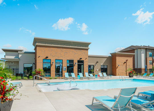 our apartments at the district feature a swimming pool