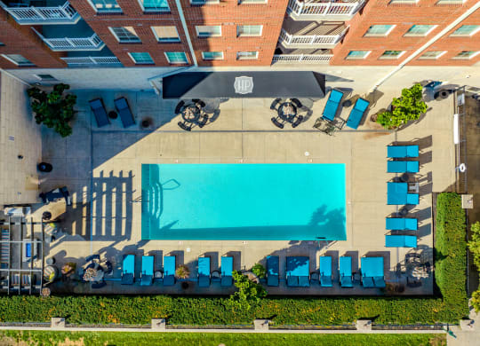 Luxury Pool Overlooking Columbus Commons at Highpoint