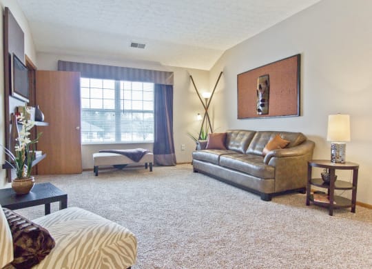 Living room at albany commons