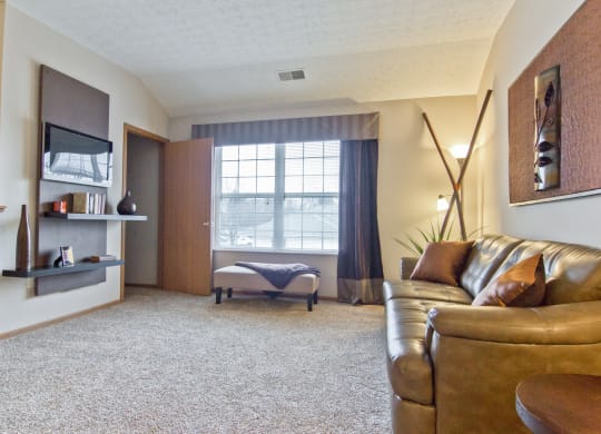 Living room at albany commons