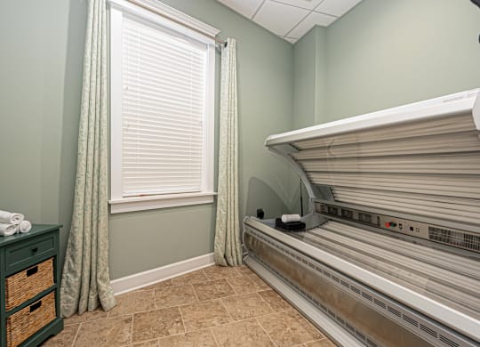 a washer and dryer closet in a laundry room