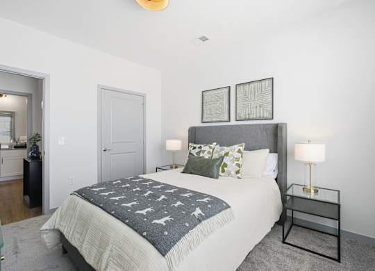 Bedroom at The Retreat at Marysville Apartments in Marysville, OH