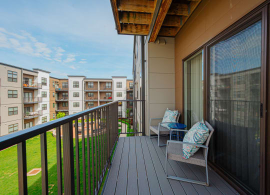 Balcony at The Pointe at Polaris Apartments