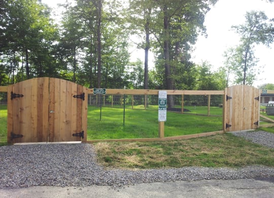 A place for your best friend to play!  Ruff!