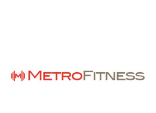 A logo for Metro Fitness is displayed.