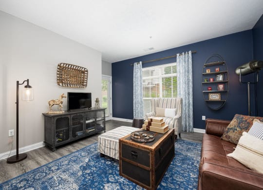 living room at landmark lofts