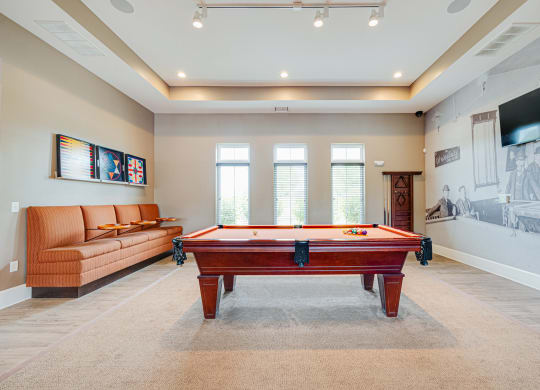the preserve at ballantyne commons pool room with couches