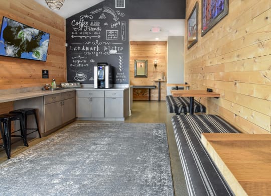 Clubhouse at Landmark Lofts Apartments in Hilliard Ohio