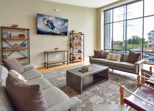 Clubhouse at Landmark Lofts Apartments in Hilliard Ohio