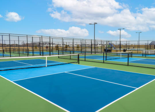 Pickleball Courts at The Strand at Beulah Townhomes