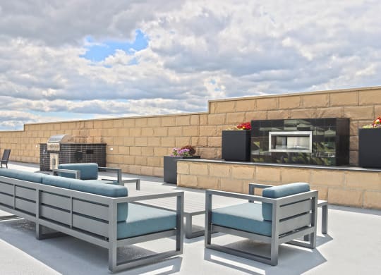 Rooftop Fireplace