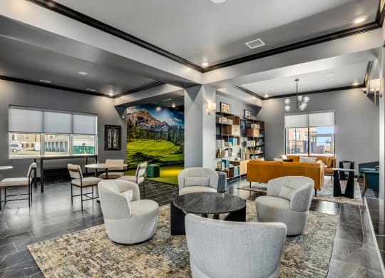 Clubhouse at Northstar Flats Apartments in Sunbury, OH