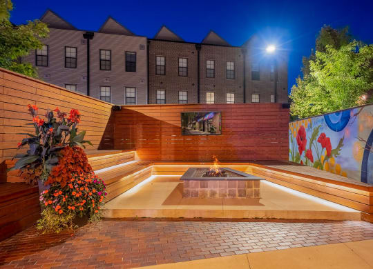 River and Rich Fire Pit