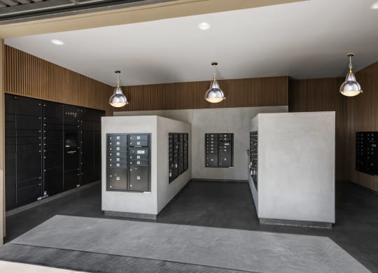 the tasting room has a large selection of wines and a large wall of wine racksat Westbury Apartments, Rancho Cucamonga, 91739