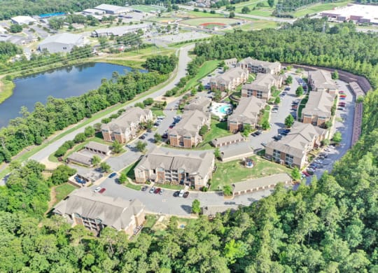 Property Aerial at Chenal Pointe