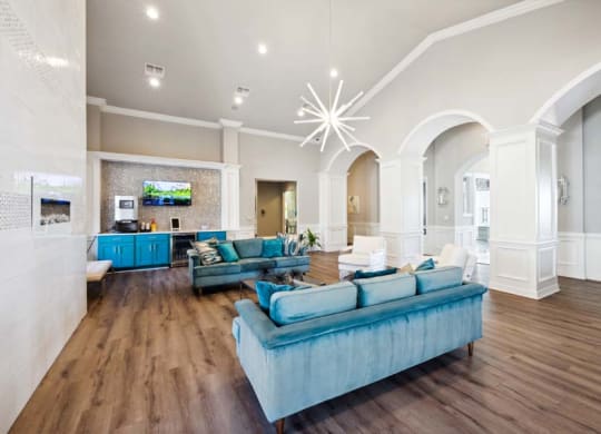 Clubhouse lounge