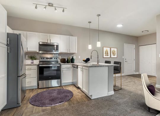 oak 2x2 1090 kitchen living staged