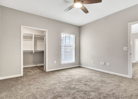 Primary Bedroom with Walk-in Closet at Chenal Pointe at the Divide, Little Rock, AR