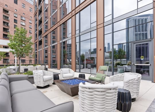 lounge area at Cassidy on Canal, Illinois, 60606