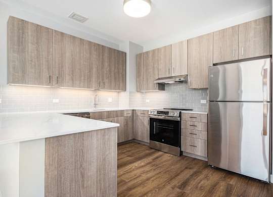 Granite Counter Tops In Kitchen at Thrive Exchange, Chicago, IL, Illinois , 60617