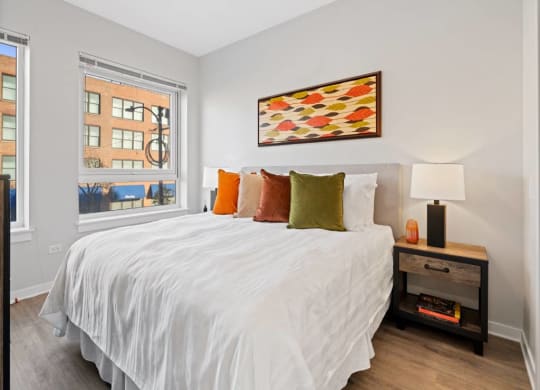 Master Bedroom at 23rd Place Apartment, Illinois