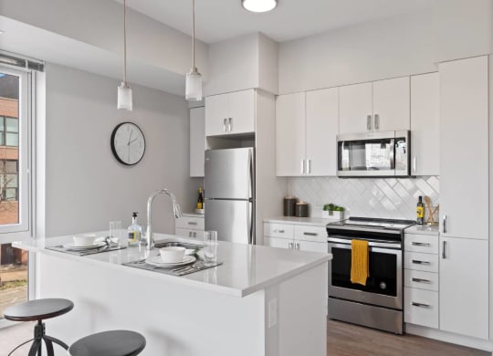 Gourmet Kitchen at 23rd Place Apartment, Illinois