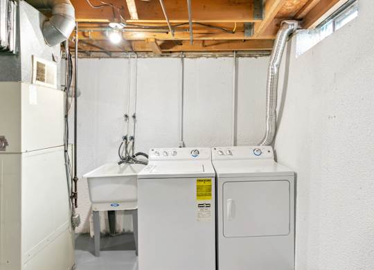 Laundry Room at The Village of Hyde Park, Detroit, Michigan