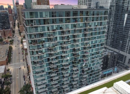 Building Exterior View at One 333, Chicago