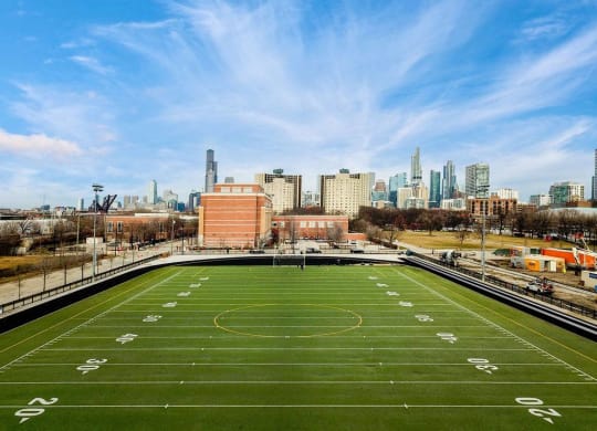 Soccer Stadium at 23rd Place Apartment, Illinois