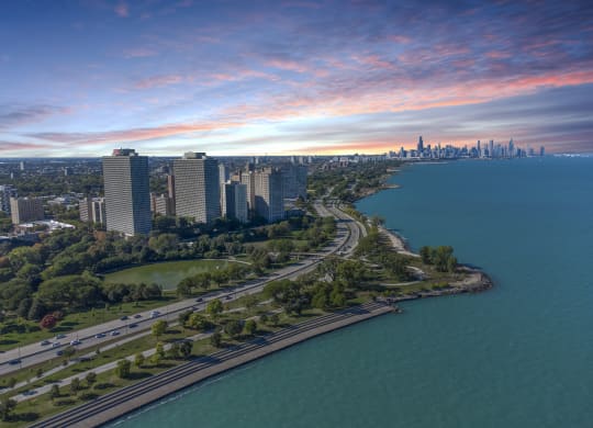 Gorgeous Chicago Cityscape 6 at Twin Towers, Illinois, 60615