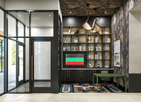 Lobby at 23rd Place Apartment, Chicago
