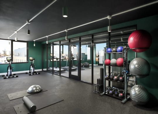 Yoga Studio at 23rd Place Apartment, Illinois, 60654