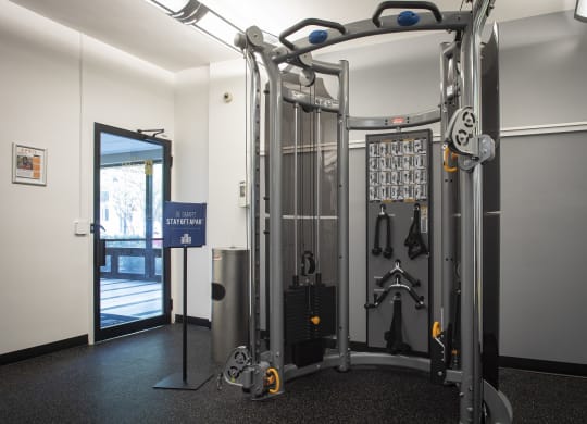 Fitness Center With Updated Equipment at Twin Towers, Chicago, Illinois