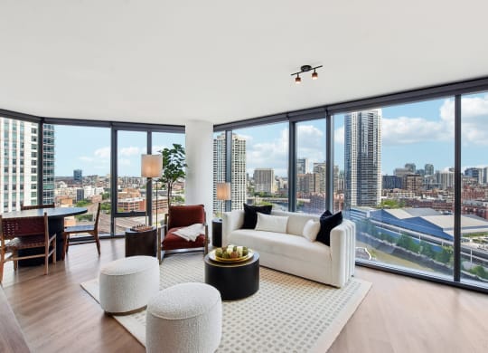 room with a view of city at Cassidy on Canal, Chicago, IL