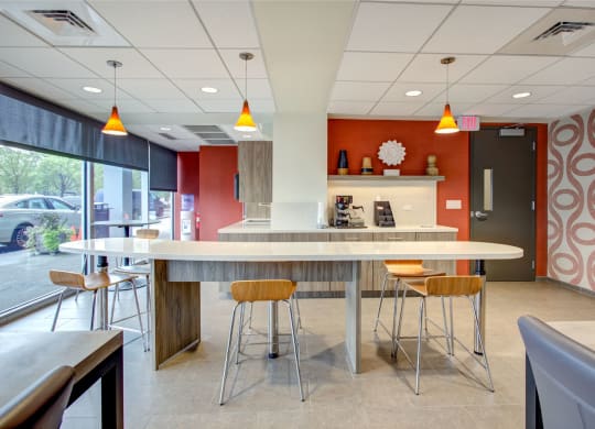 Newly upgraded resident kitchen  at The Pavilion, Detroit, 48207