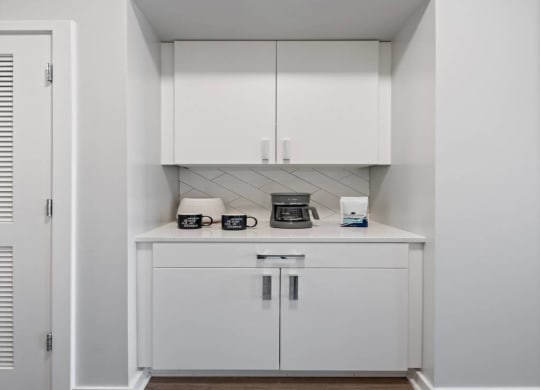 Studio Kitchen at 23rd Place Apartment, Chicago, 60654