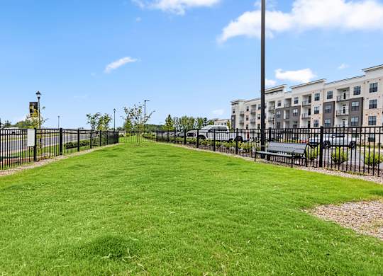 Grassy park at Views at Flowers, Clayton, North Carolina