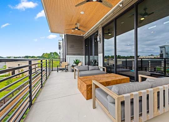 Large Balcony at Views at Flowers, Clayton