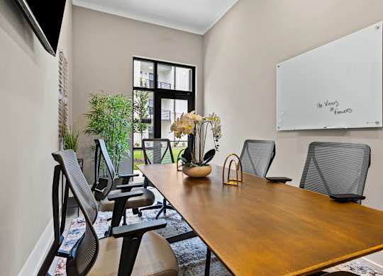 Conference room at Views at Flowers, Clayton, North Carolina