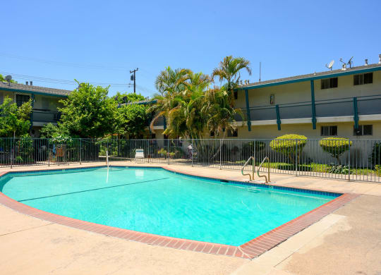 Swimming Pool at Fashion Lane Apts, El Monte