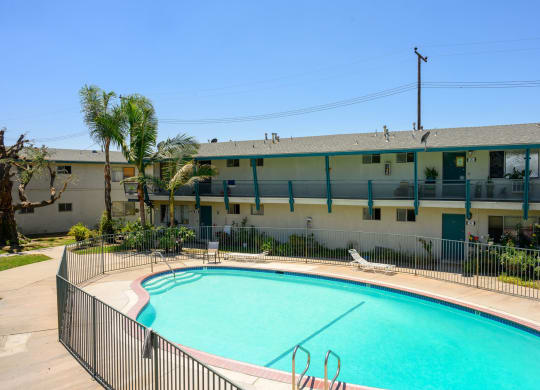 Swimming Pool at Fashion Lane Apts, El Monte