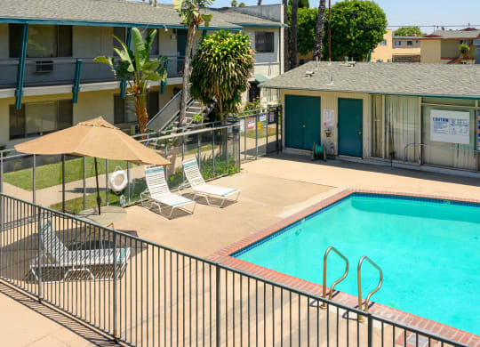 Swimming Pool at Fashion Lane Apts, El Monte