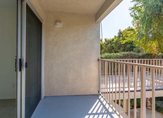 a balcony or terrace at caribe resort 1213b condo at Mountainview Venture, California