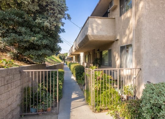 the building in which the apartment is located at North View Terrace, Montebello, CA