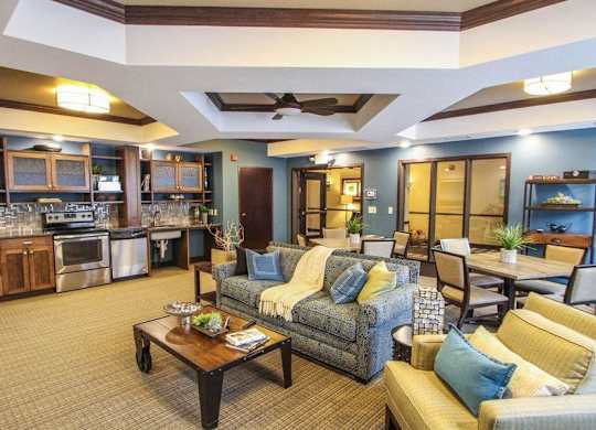 Apartment Community Room  at Victoria Park and V2 Apartments, St. Paul, 55102