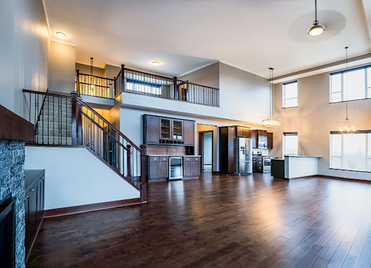 2 Story Penthouse Suite Overlooking Mississippi River  at Victoria Park and V2 Apartments, St. Paul, MN