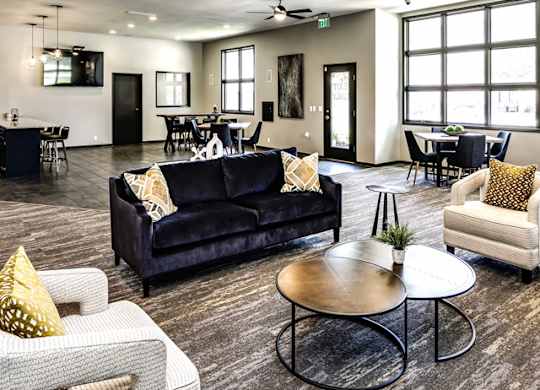 Community clubhouse at Deerfield Clubhouse Apartments in Fremont, NE