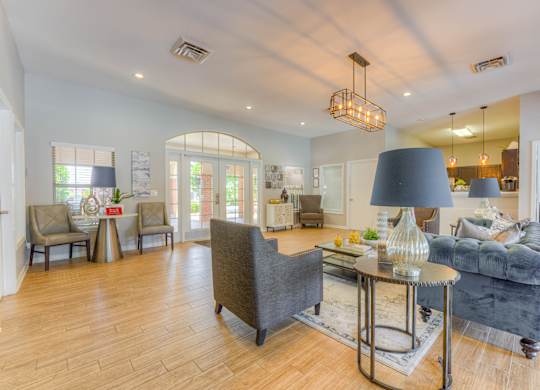 Community Clubhouse at Parham Pointe Apartments in Little Rock, AR