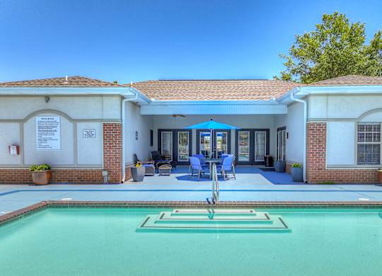 Shimmering Swimming Pool at Parham Pointe Apartments in Little Rock, AR