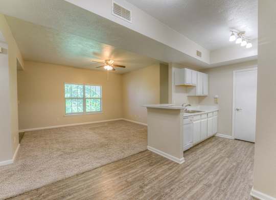 One and two bedroom apartment homes featuring efficient appliances, hardwood floors, walk-in closets, washer and dryer connections and much more at Parham Pointe Apartments in Little Rock, AR